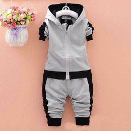 Ragazze Ragazzi Toddler Brand Tute Giacca sportiva per bambini + Pantaloni 2 pezzi / set Vestiti Set Tute per bambini