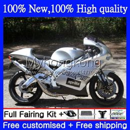 Body For Aprilia RSV 125 RS 125 RR 125RR RSV125RR Gloss silvery 1999 2000 2001 2002 2003 2004 2005 7No.71 RS-125 RS4 RSV125 99-05 RSV-125 RS125 R 99 00 01 02 03 04 05 Fairings