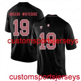 Stitched Men's Women Youth JJ Arcega-Whiteside Stanford Cardinal Black NCAA Football Jersey Custom any name number XS-5XL 6XL