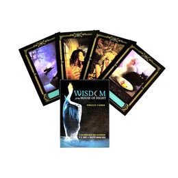 Tarot Cards Wisdom Of The House Night Oracle Card PDF Guidebook Deck Divination Entertainment Partys Board Game 50 Sheets/Box