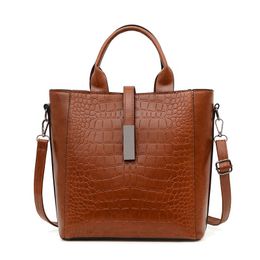 Luxury Fashion Genuine Leather Shoulder Msenger Bags 2021 New Women Purse and Handbags Large Capacity Casual Tot