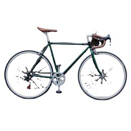7 / 14 Speed Road Bike Bicycle 700c Retro Green Variable Speed Bikes Bicycles For Working City Multi Speed Outside Activity Bike