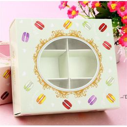 Cookie Cake Packaging Box Chocolate Biscuit Candy for Clear Window Carton Cardboard Wedding Gift Box LLE11933