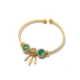 Charm Bracelets 56 Fashion Accessories Summer Underwater World Dream Catcher Beaded Open Bracelet