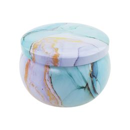 DIY Handmade Scented Candle Jar Empty Round Tinplate Can Candles Tea Food Candy Tablet Accessories Storage Box GGA4697