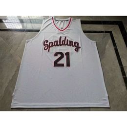 001rare Basketball Jersey Men Youth women Vintage #21 Rudy Gay Archbishop Spalding  High School College Size S-5XL custom any name or number