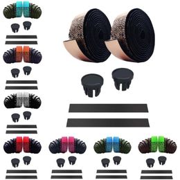 Bike Handlebars &Components 2PCS Bicycle Handlebar Tape Steering Wheel Cover Cycling Handle Nonslip EVA Belt Accessories