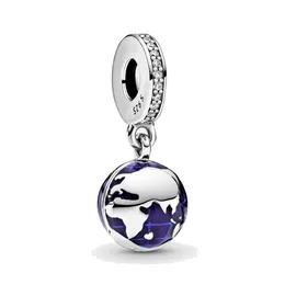 Women Jewellery fit Pandora Charms Bead 925 Silver Love Bracelet Our Blue Planet Dangle Slide Bracelets Beads Jewellery chain Charm Beaded