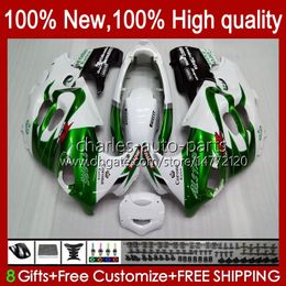 Body For SUZUKI GSXF750 GSXF600 KATANA GSXF 600 750 CC 600CC 750CC 1998 1999 2000 2001 2002 29No.75 GSX750F GSXF-600 GSXF-750 GSX600F 98 99 00 01 02 Fairing green white