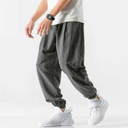 New Arrival Men's Jogging Pants Spring Summer Hip Hop Loose Harem Pants Solid Outdoor Sport Men Trousers Pantalons Pour Hommes X0723