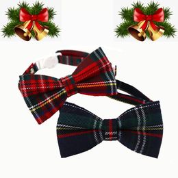 Cat Collars & Leads Chirstmas Things For Cats Collar With Bow Tie Safety Chihuahua Katten Para Perro Goods Pets Kedi