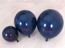 Decoration 30pcs Ink Blue Balloons Dark Blue Air Balloon Birthday Wedding Decoration Balloon Supplies Globos