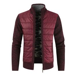 Men's Winter Thick Fleece Cardigan Sweatercoat Male Autumn Warm Sweater Jackets Casual Knitwear Cardigan Clothing Plus Size 3XL 211221