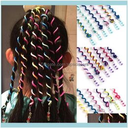 Bun Maker Aessories & Productspcs/Lot Colourful Curler Hair Braid For Girl Styling Tools Festival Daily Cute Roller Aesories1 Drop Delivery 2