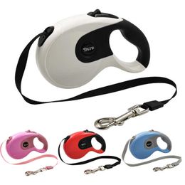 5m 8m Retractable Leash For Dogs Durable Nylon Pet Walking Running Leash Rope Long Automatic Flexible Puppy Dog Leashes Lead 210712