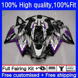 Injection OEM For Aprilia RSV125RR RSV-125 RSV 125 RS 125 RR 125RR Purple silver Fairing 8No.117 RS-125 RS4 RS125 06 07 08 2009 2010 2011 RSV125 2006 2007 2008 09 10 11 Body