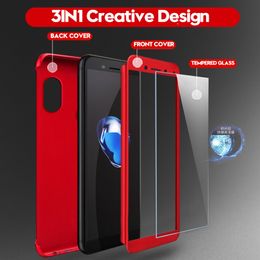 360 Full Cover Protective Cases For Xiaomi Mi 8 Lite A2 6 5S Plus Note 3 Max 2 Mix Play Mi A3 5X 6X Hard Slim Thin Funda Glass