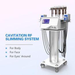 2021 Professional 40K 6 in 1 Ultrasound Slimming Multipole RF Lipo Laser Cavitation Machine for Body Sculpture