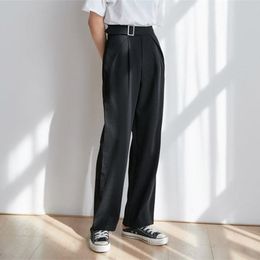 Formal High Waist Straight Pants Women Autumn Elegant OL Suit Fashion Solid Casual Trousers Plus Size 210421