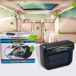 0.8W Car Automatic Cooler Ventilation Auto With Rubber Exhaust Fan Solar Window Cooling Radiator