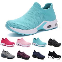 fashion Men Running Shoes type46 White Black Pink Laceless Breathable Comfortable Mens Trainers Canvas Shoe Sports Sneakers Runners 35-42