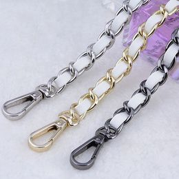 gunmetal chain bolsa strap