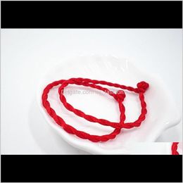 Bangle Bracelets Jewelrythread String Lucky Red Green Handmade Rope Bracelet For Women Men Jewelry Lover Ps1969 Drop Delivery 2021 Vf5Pz