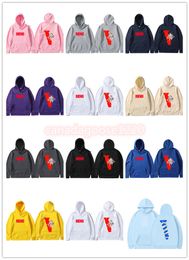 Men's hoodie Kylin arm letter tooling designer casual Europe and the United States top fashion trend autumn winter loose women's