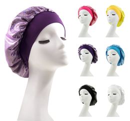 Hats For Women Multifunctional Hot Fashion Elastic Wide Edge Nightcap Laser Small Shower Cap Beauty Care Hair Makeup Cap