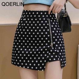 Summer Women Polka Dot Slim Skirt Print High Waist Skirts Young Girl Large Size Japan Female Party Jupe 210601