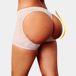 Womens Butt Lifter Panties Tummy Control Seamless Enhancer Body Shaper Briefs Underwear Booty Top waist trainer Polyester Y220311