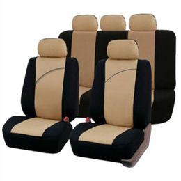 Car Seat Covers Universal Cover 9 Set Full For Crossovers Sedans Auto Interior Styling