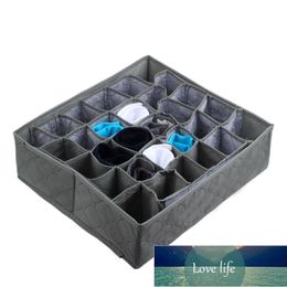 Closet Organiser Storage Box Foldable Underwear Organisers Storage Dividers Drawer Organiser Socks 30 Grids Box for Clothes Factory price expert design Quality