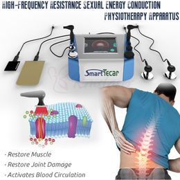 Portable 2 IN 1 CET RET Smart Tecar RF Radio Frequency Burn Fat Pain Relief Physiotherapy Therapy Machine