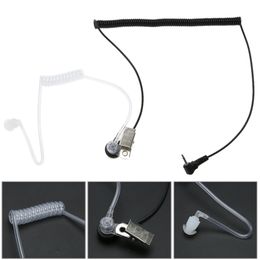 1 pins 2.5mm covert acoustic tube earpiece for motor vehicle 2way radios tube air headset cables