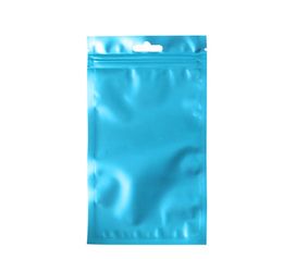 blue butterfly bags UK - 2021 NEW Clear+blue butterfly hole Aluminizing Foil Zipper Plastic bag with butterfly hole Ziplock Plastic bag pouch