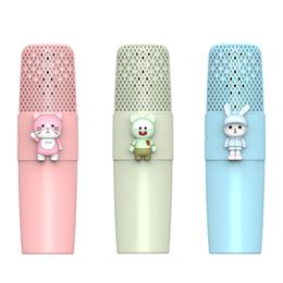 K9 early education machine toy bluetooth microphone Speakers children's KTV singing cartoon wireless microphones audio integrated