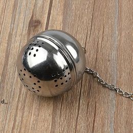 Stainless Steel Mesh Tea Ball Infuser Teas Strainer Philtres Interval Diffuser Home Kitchen Teaware tools RRB12787