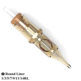 5 round liner Australia - Professional Advanced Disposable Sterilized #10 & #12 Standard Tattoo Needle Cartridges 20pcs - Round Liners 1 3 5 7 9 11 14RL 211224