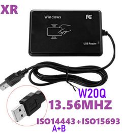 13.56Mhz RFID Reader Writer Contactless Card Reader Writer For ISO14443A ISO14443B ISO15693 Access Contrl RFID Reader