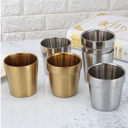 Double Wall Stainless Steel Ice Cold Water Mug Coffee Portable Cup Travel Tumbler Jug Milk Tea Cups Office Mugs