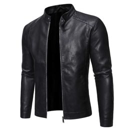 Motorcycle Biker Leather Jacket Men's Cowhide Genuine Natural Leather Moto Jackets Quality Coat Size M-5XL 211009