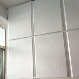 Window Stickers Wood Grain Self Adhesive Wallpaper Mural Waterproof PVC Kitchen Cabinet Furniture Door Renovation Wall Sticker 5M