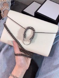 Designer Bags Luxury Handbags High Quality Women's Crossbody Bag Classic Chain Genuine Leather ShoulderBag