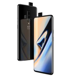 Original Oneplus 7 Pro 4G LTE Cell Phone 12GB RAM 256GB ROM Snapdragon 855 48MP AI HDR NFC 4000mAh Android 6.67" AMOLED Full Screen Fingerprint ID Face Smart Mobile Phone