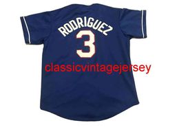 Men Women Youth ALEX RODRIGUEZ BLUE BASEBALL JERSEY Embroidery Custom Any Name Number XS-5XL 6XL