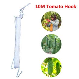 Planters & Pots 5pcs Garden Plant Support Tomato J Hook Holder Binder Vegetables Clamp Anti-crush Hooks