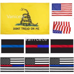 America Stars Stripes Flags USA Presidential Election Flag Dont Tread on Me Gadsden Flag Outdoor Stardard Size 150x90cm