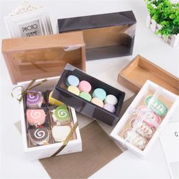 Transparent Cakes Cover Kraft Paper Box Transparent Packing Birthday Gifts Universal Gift Box Wholesale