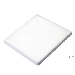 Sublimation Ceramic Coaster Square mat for tumblers Blank White sublimated coasters DIY Thermal transfer Cup-mat JJD11094